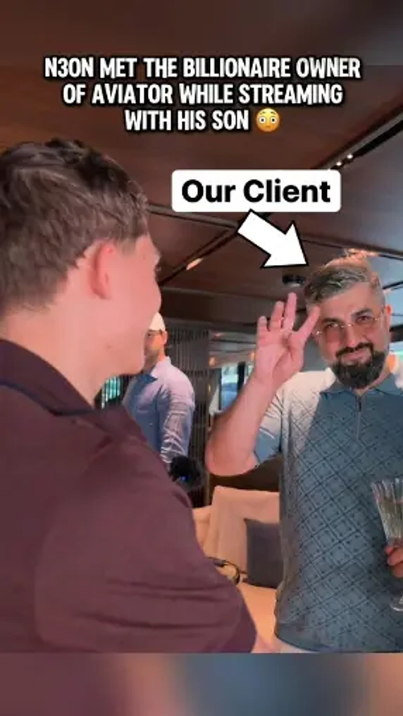 Viral casino clip of a client featured while streaming