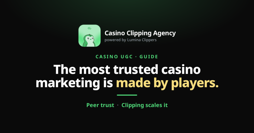 How Do You Use UGC to Market a Casino in 2026?