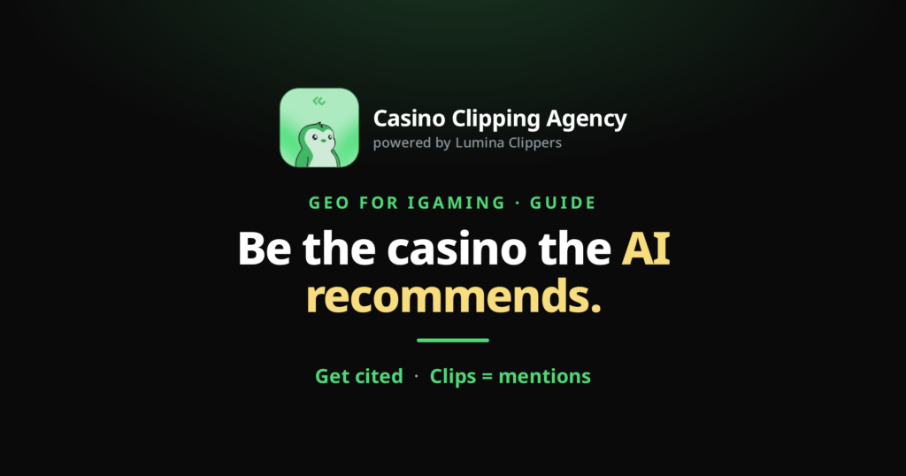 What Is Generative Engine Optimization for iGaming?
