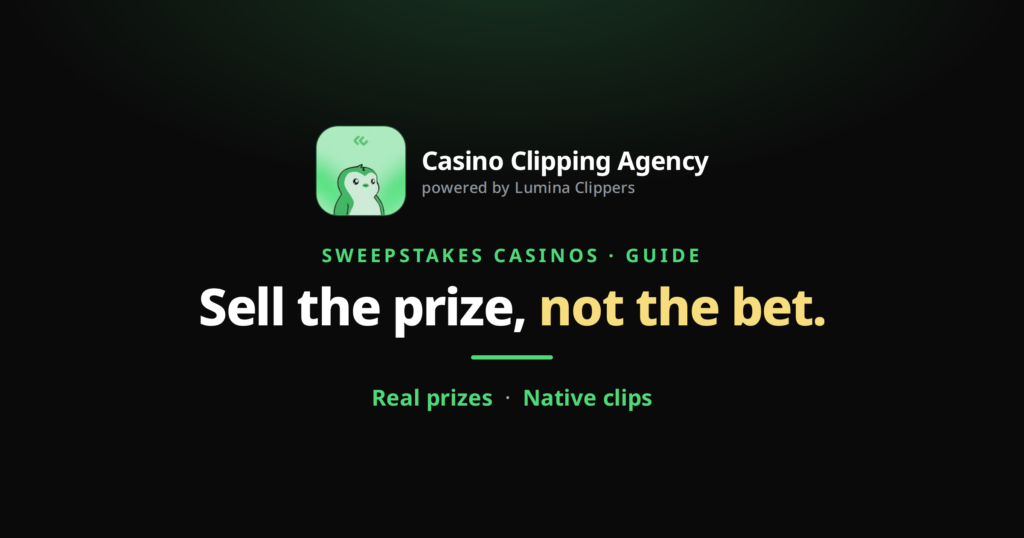 How Do You Market a Real-Money Sweepstakes Casino?
