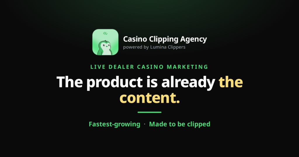 How Do You Market a Live Dealer Casino in 2026?