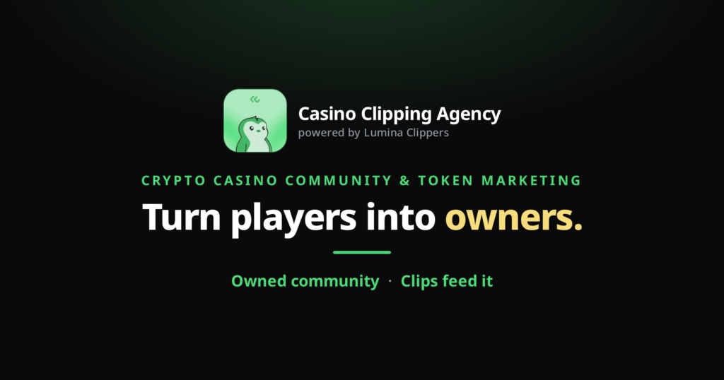 Crypto Casino Community and Token Marketing in 2026