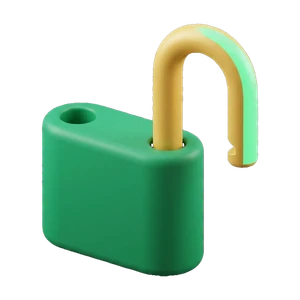 Open padlock — a crypto casino clipping campaign