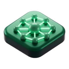Creator network 3D icon