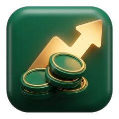 Rising arrow over a stack of coins — surging acquisition cost