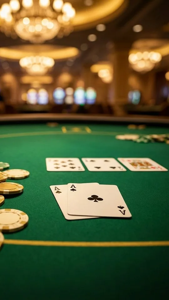 The same poker hand as a vertical Instagram Reel